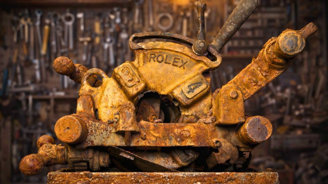 Восстановление станка ROLEX: точная реставрация труборезного (резьбонарезного) механизма | ASMR