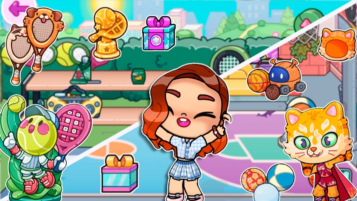 Обновление в Аватар Ворлд 🥳 Секреты Теннисного Корта и Секреты Баскетбольной площадки Аватар Ворлд смотреть онлайн