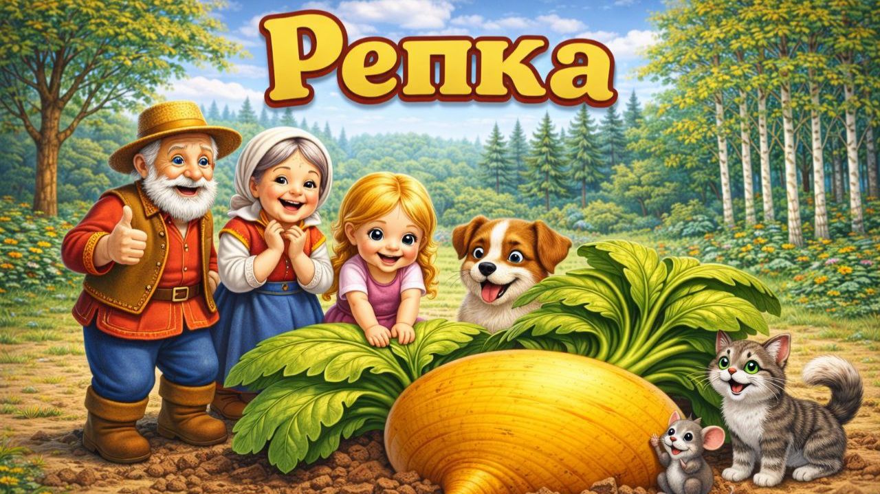 Сказка Репка! Мультик для малышей смотреть онлайн