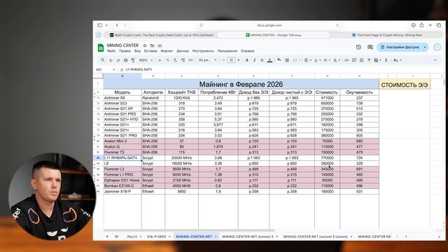 Майнинг в феврале 2026 | Что происходит с доходом? смотреть онлайн