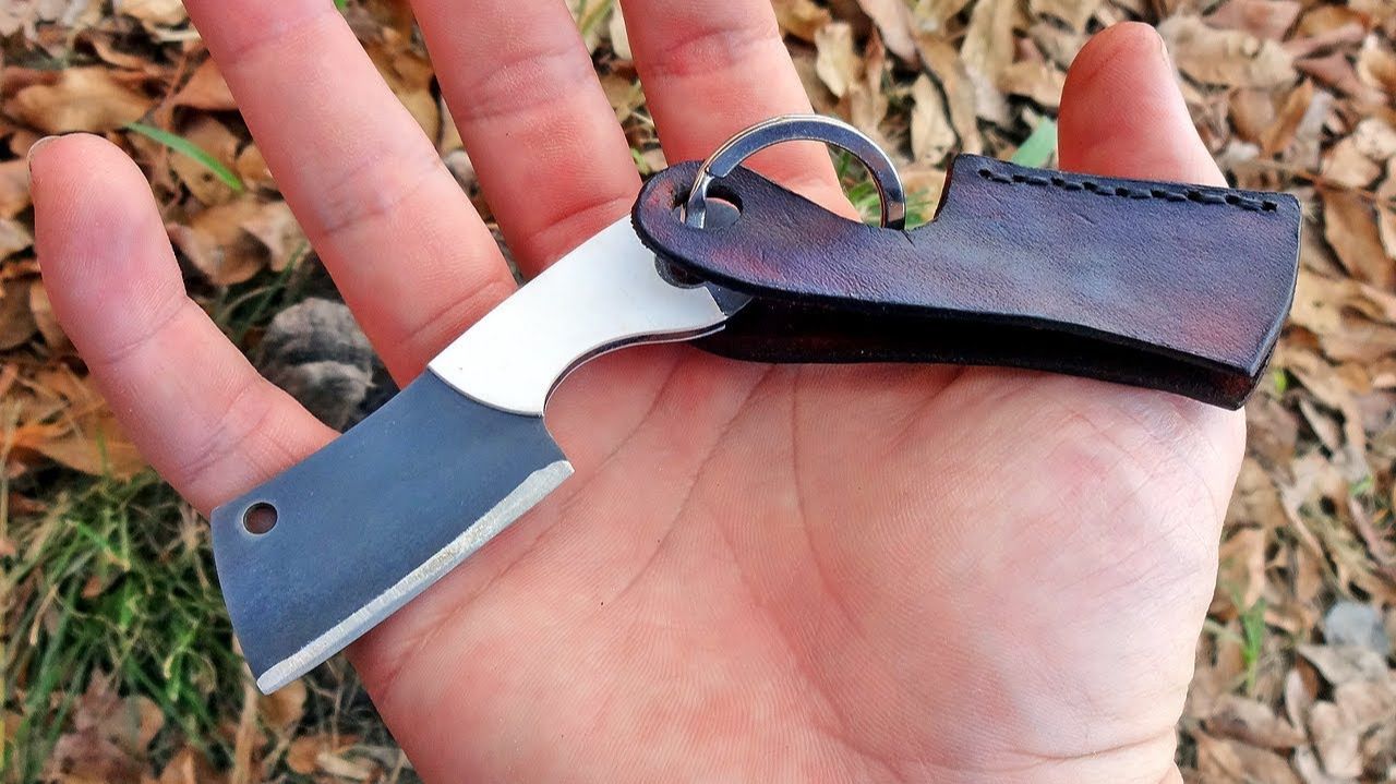 Стильный нож-брелок своими руками за 12 минут