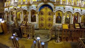 Блж. Ксении Петербургской  Полиелейная утреня. Литургия