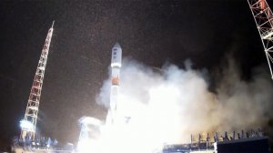 На космодроме Плесецк провели успешный запуск ракеты-носителя "Союз".