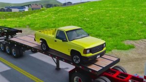 МУЛЬТИКИ ПРО МАШИНКИ: Маккуин в прицепе — гонка сквозь ямы и рельсы! 🛤️ Кто доедет первым? 😱