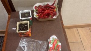 Замочила острые перцы.