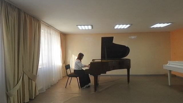 Мязина Е. И. С. Бах Инвенция 2-х голосная B-dur Р. Глиэр эскиз соч.34#12 Последняя запись