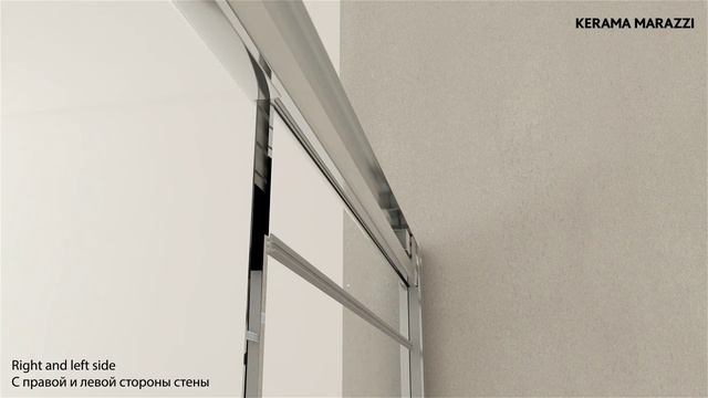 Видеоинструкция: квадратный душевой уголок «Ветро» KERAMA MARAZZI