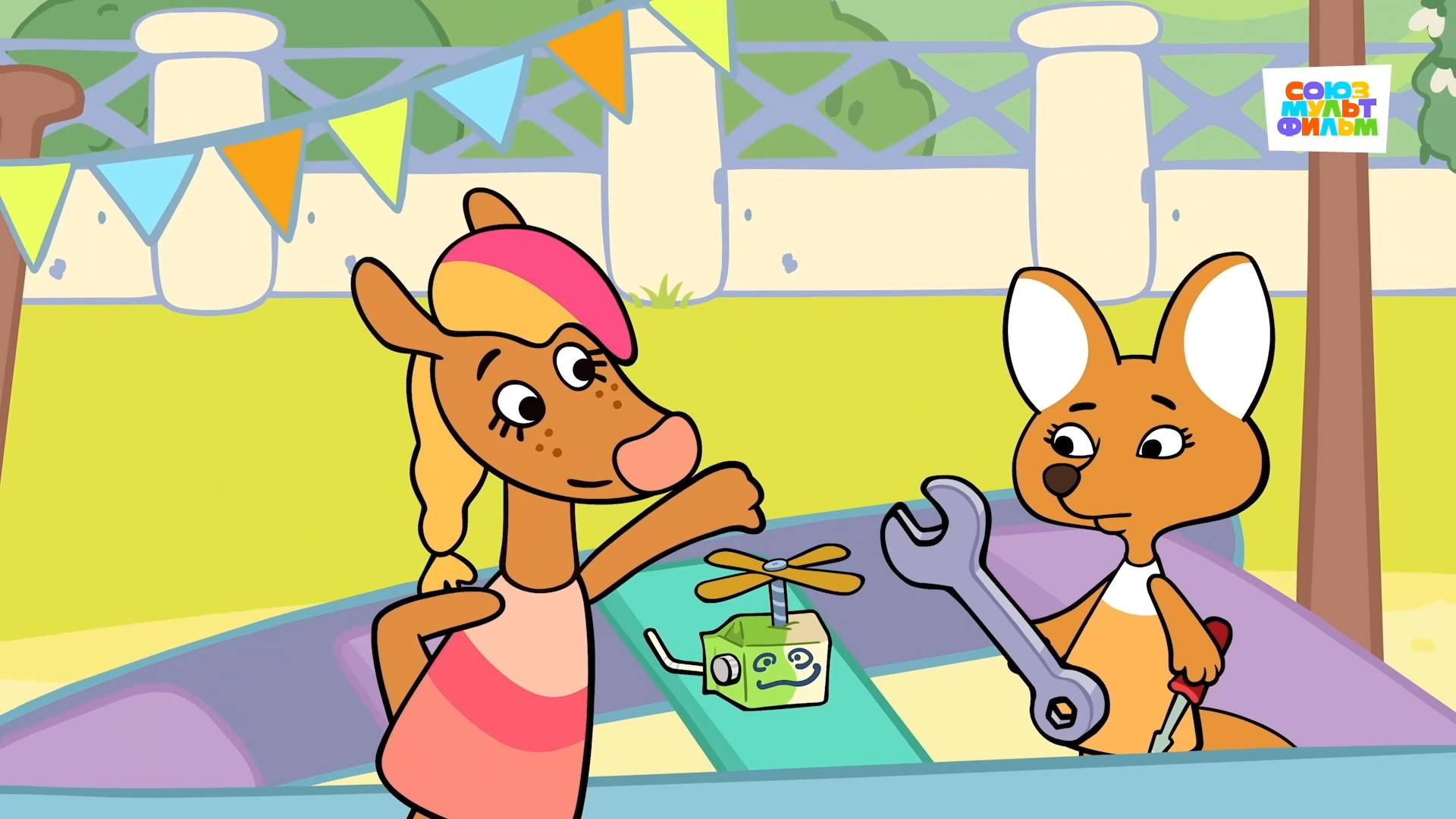 Оранжевая корова - 201 серия. Праздник подарков - Союзмультфильм HD смотреть онлайн