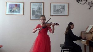 Голиченкова Ксения (скрипка)_К.Вебер Хор охотников из оперы Волшебный стрелок