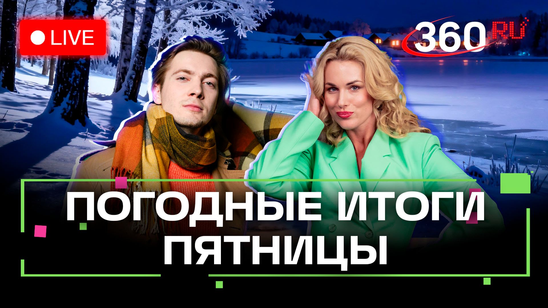 Погода 6 февраля и прогноз на выходные. Подмосковье. Прямой эфир на 360 смотреть онлайн
