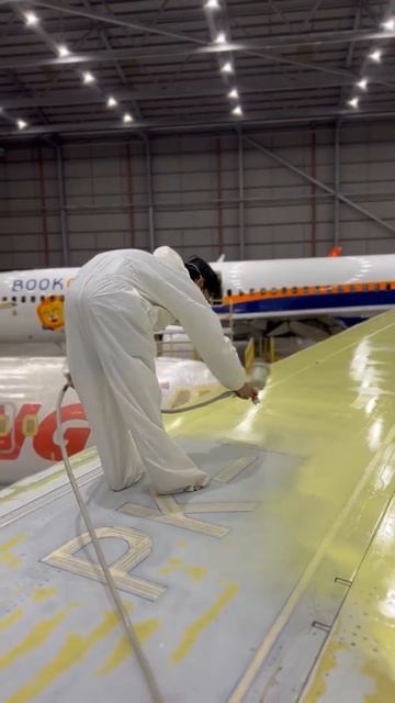 Когда конструктор в душе маляр #spkgroup #покраска #авиация