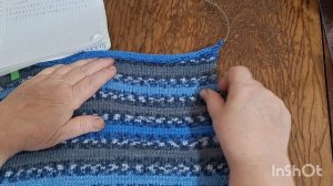 Вяжу свитер уже 5 дней. Конца пока не вижу.