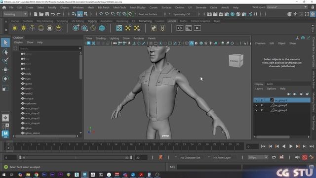 Creating An ARCANE Style Character — Stu Lloyd (CG Stu) (1080p, h264)