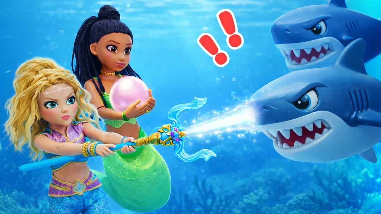Морская ведьма похитила магическую жемчужину! Русалочки спешат спасти свой волшебный мир смотреть онлайн