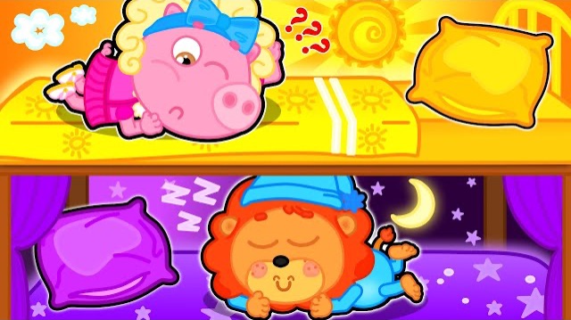 СЕМЕЙКА ЛЬВОВ. ДЕНЬ И НОЧЬ. МУЛЬТИК ДЛЯ ДЕТЕЙ СЕМЕЙКА ЛЬВОВ. ДЕНЬ И НОЧЬ. МУЛЬТИК ДЛЯ ДЕТЕЙ