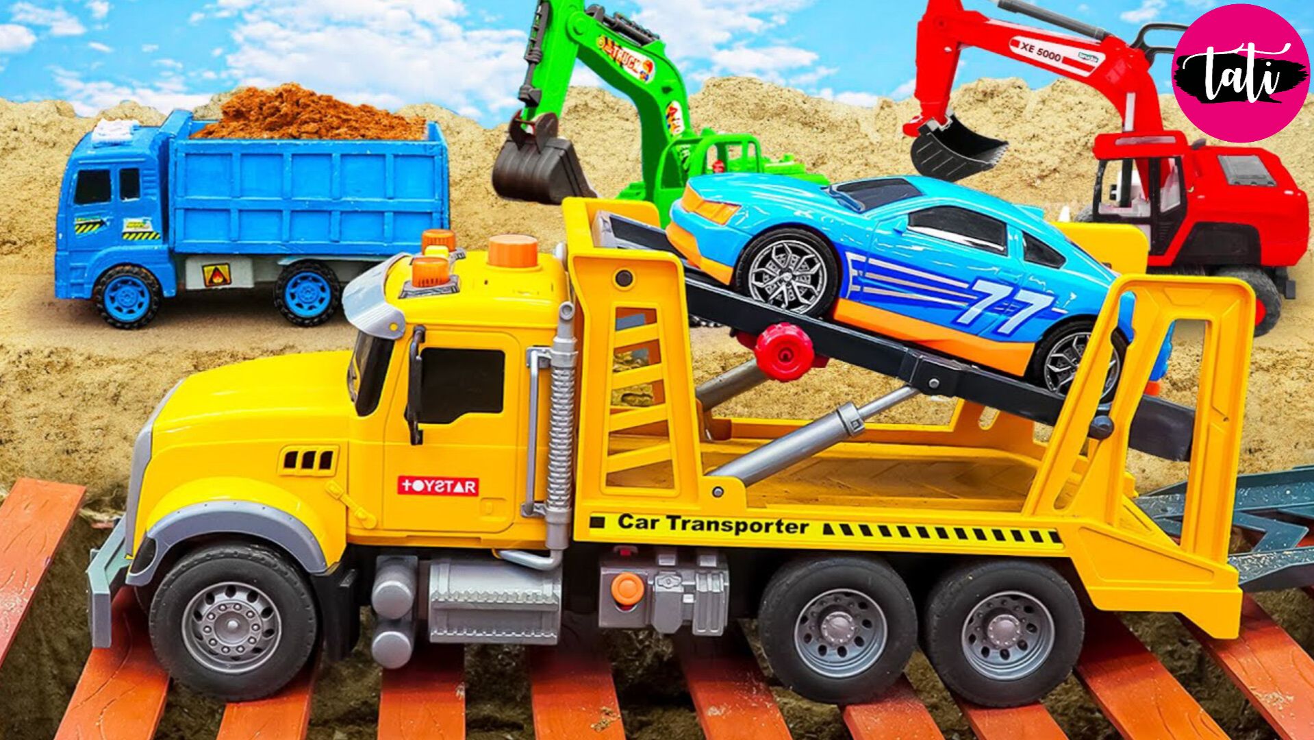 Мультик про машинки. Строим мост, чтобы спасти полицейскую машину