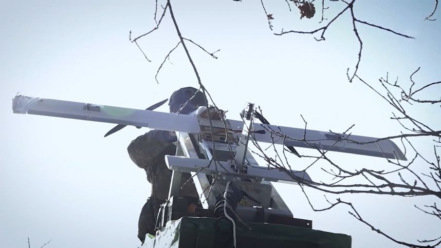 Удары «Молнии» в Сумской области. Лучшее видео из зоны СВО смотреть онлайн