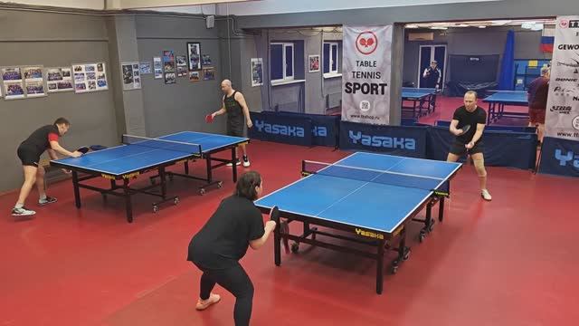 Нельсон Д. - Звергздин А. 03.02 настольный теннис Малиновый 400+ турнир СПб смотреть онлайн