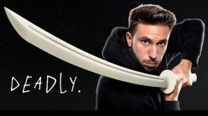 Я сделал катану из бумаги, она смертоносна.