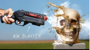 Сделал устройство которое стреляет воздухом вместо пуль.