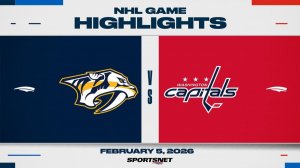 06.02.2026 | ОБЗОР МАТЧА | Вашингтон Кэпиталз - Нэшвилл Предаторз | Highlights