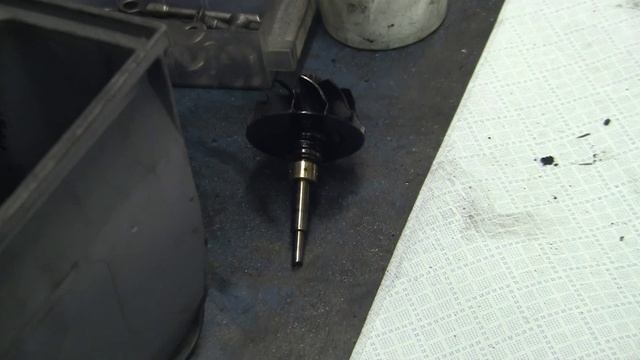 Турбина мотора V9X Nissan Infiniti. Демонтаж геометрии.