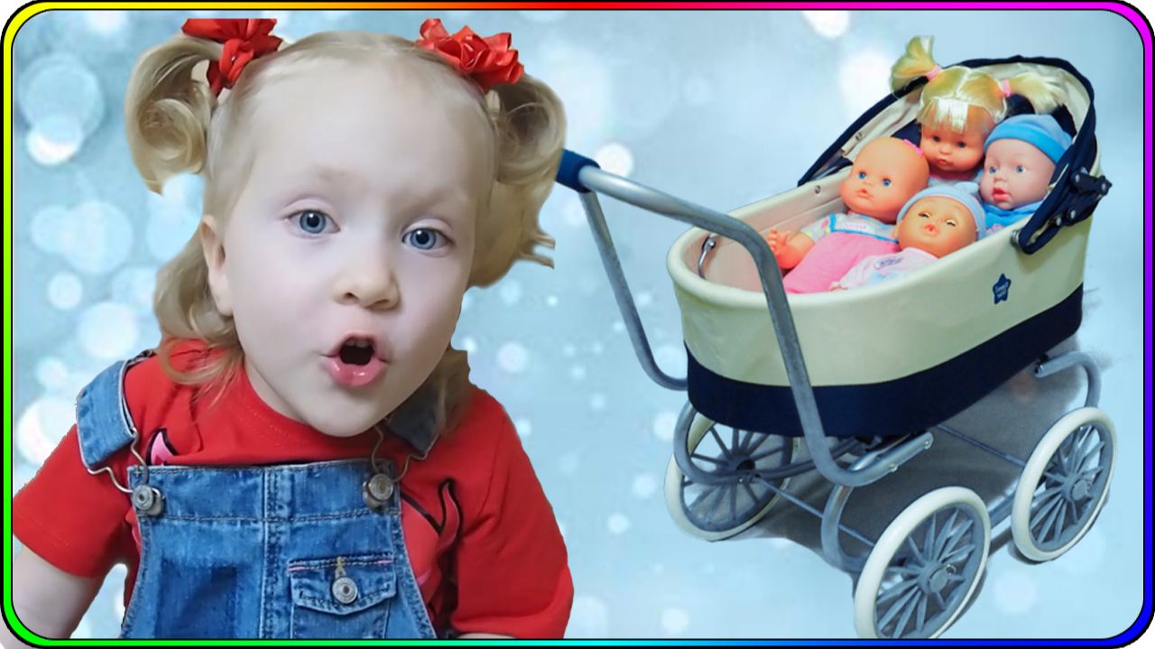 Играем в дочки-матери куклы и доктора с Томой и мамой