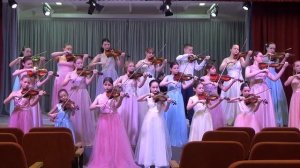 Образцовый ансамбль скрипачей Лицея искусств_ Caccini Ave Maria / Дж.Каччини Аве Мария