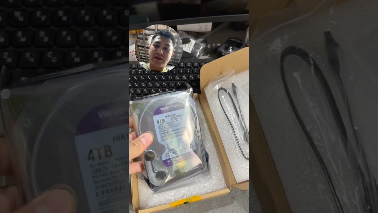 Жесткий диск Western Digital WD Purple 4 TB для Видеонаблюдения #жесткийдиск #wdpurple #4tb смотреть онлайн