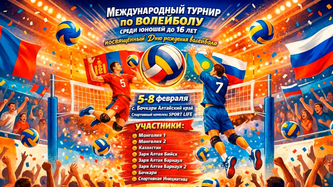Турнир по волейболу среди юношей до 16 лет | День 2-й | 06.02.2026 смотреть онлайн
