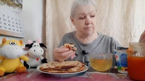 06. 02. 26   #mukbangtatyanaeats #блины 🥞☕