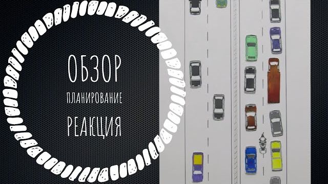 Работа со взглядом при езде на мотоцикле Часть 2я Обзор планирование