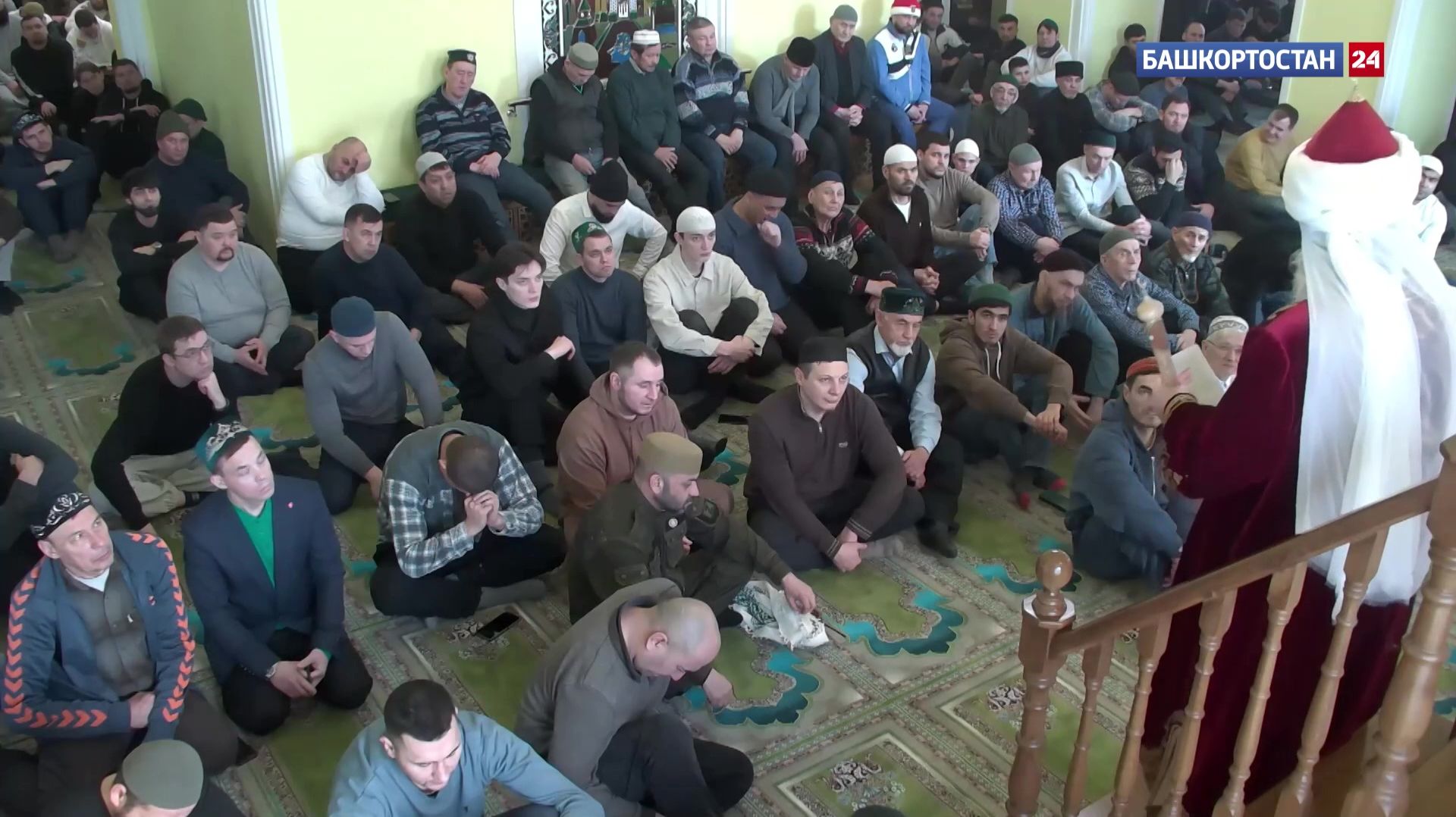 Пятничный намаз в Соборной мечети Уфы - 06.02.2026 смотреть онлайн