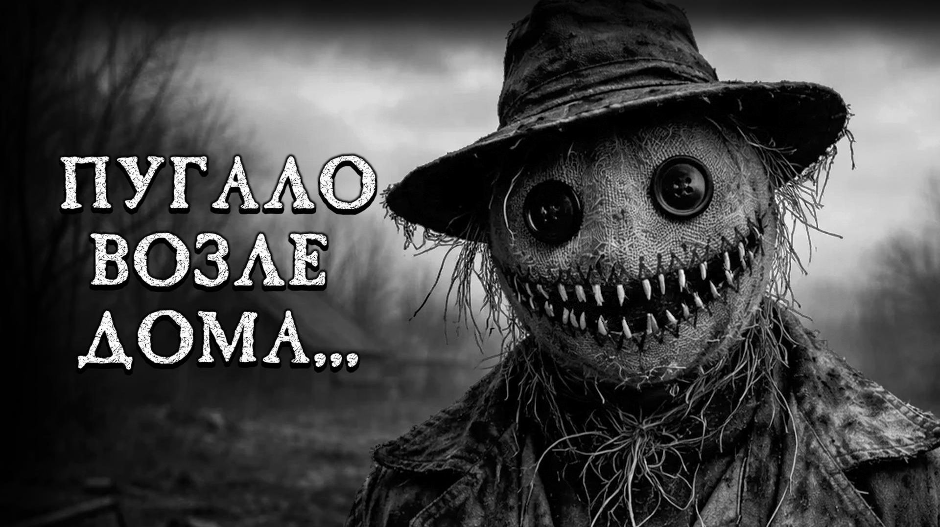 ПУГАЛО ВОЗЛЕ ДОМА… Страшные истории на ночь. Страшилки на ночь.