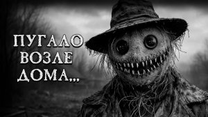 ПУГАЛО ВОЗЛЕ ДОМА... Страшные истории на ночь. Страшилки на ночь.