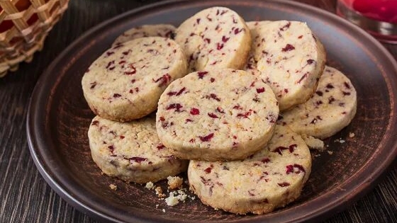 Клюквенно-апельсиновое печенье Клюквенно-апельсиновое печенье