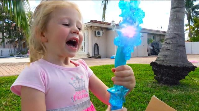 Настя превращается в принцесс и творит волшебство смотреть онлайн