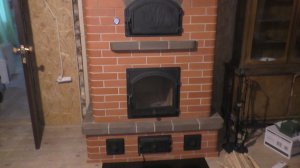 Печь-камин с духовкой. Построена по нашему проекту. Чистка от сажи.