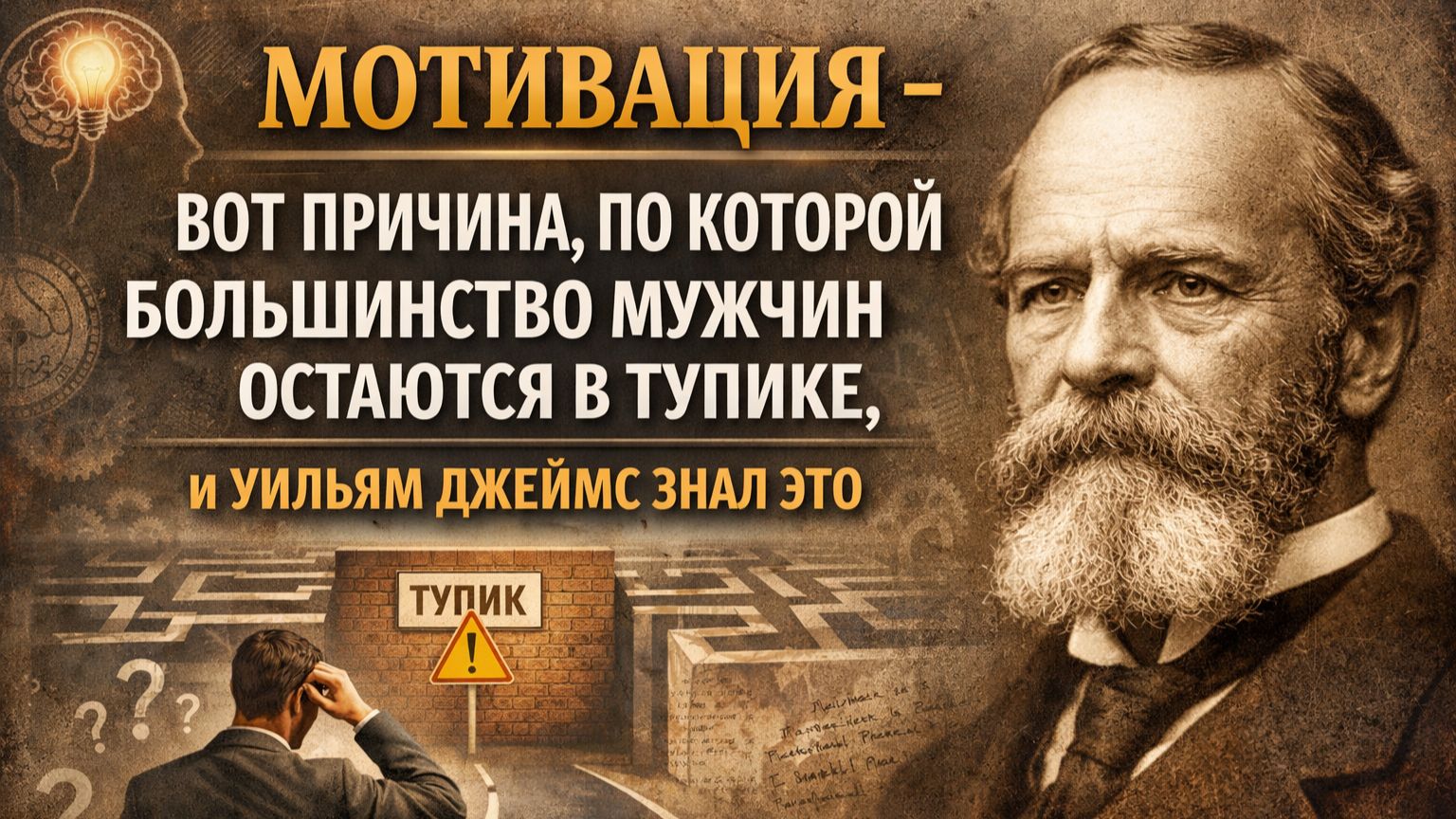 ПОЧЕМУ БОЛЬШИНСТВО МУЖЧИН ЗАСТРЯЛИ В ТУПИКЕ? ⚡ УИЛЬЯМ ДЖЕЙМС РАСКРЫЛ ПРИЧИНУ смотреть онлайн