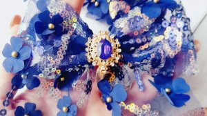 Шикарный кружевной бант