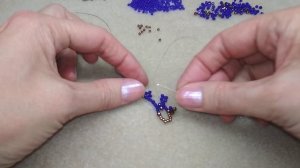 ❄️Колье из бисера и бусин 🌨️