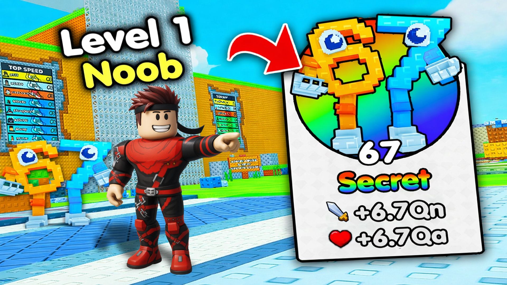 Стартую как НУБ и получил ТОП Брейнротов в Climb For Brainrots Roblox ! смотреть онлайн