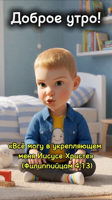 Егорка: Доброе утро! ☀️ Филиппийцам 4:13