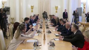 Глава МИД России Сергей Лавров провел встречу с представителями руководства ОБСЕ.