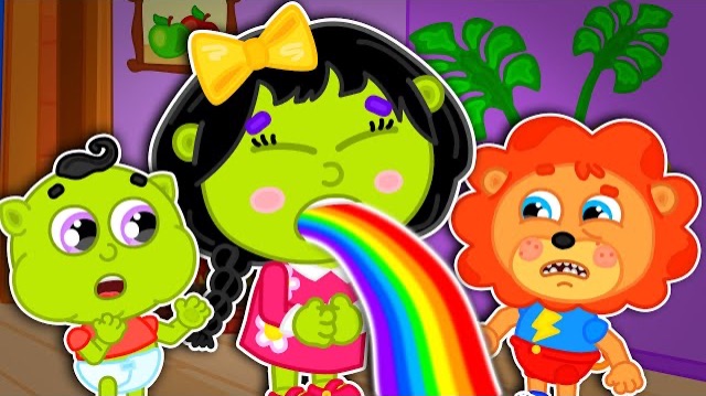 СЕМЕЙКА ЛЬВОВ И РАЗНОЦВЕТНАЯ ЕДА. МУЛЬТИК ДЛЯ ДЕТЕЙ И МАЛЫШЕЙ СЕМЕЙКА ЛЬВОВ И РАЗНОЦВЕТНАЯ ЕДА. МУЛЬТИК ДЛЯ ДЕТЕЙ И МАЛЫШЕЙ