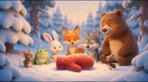 Варежка Короткий рассказ для детей.  Рассказ для малышей. Мультик