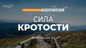 Филиппийцам - 20: Сила кротости | Фил. 4:5 || Андрей Резуненко