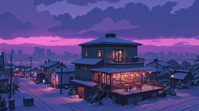 Снежный LoFi Hiphop Chillhop Mix для Учебы, Сна, Работы Лофи музыка Lofi Music Lofi Live смотреть онлайн