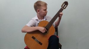 Непеин Кирилл, 12 лет. В. Козлов "Испанский танец"