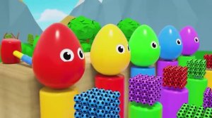 Играем и учимся! Раскрась шарики и спой песенку! Детские стишки и песенки!